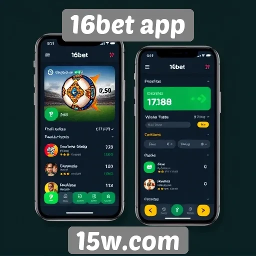 Usabilidade e design do site 16bet app